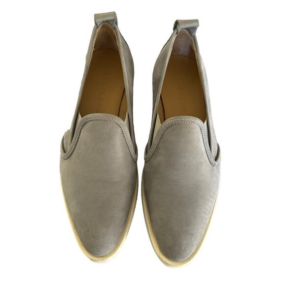 Everlane Street Shoe Grey Suede Nubuck Leather Loafer Size 6.5 - Picture 4 of 7